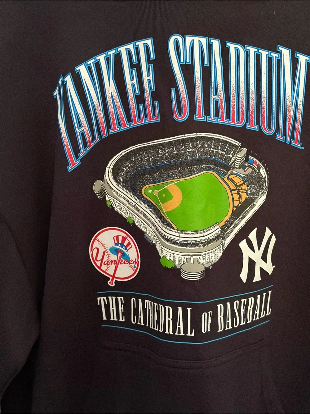 Cooperstown Collection  Yankees Stadium Hoodie Size Men’s Large